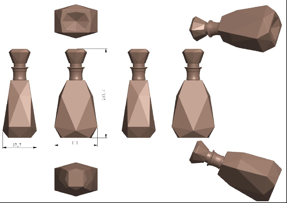 酒瓶3D设计